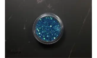 Paillette mélange turquoise