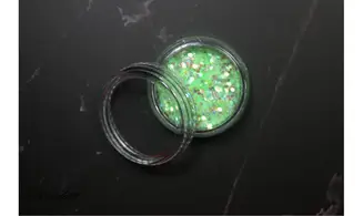 Paillette mélange vert menthe