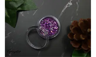 Paillette mélange violette