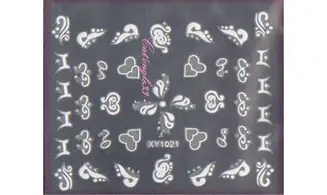 Stickers blanc XY1021