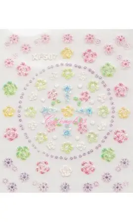 Stickers brillant couleurs XF507