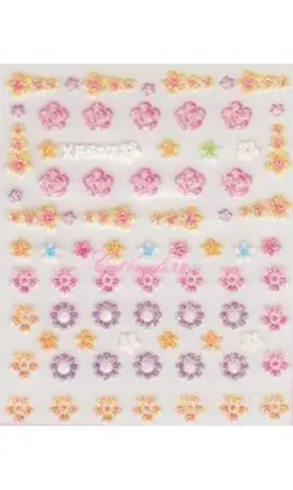 Stickers brillant couleurs XF517