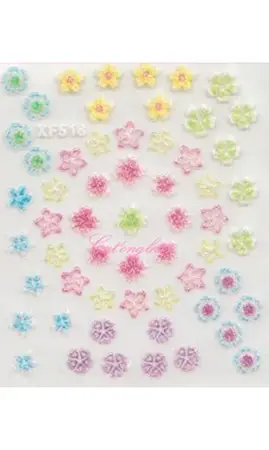 Stickers brillant couleurs XF518