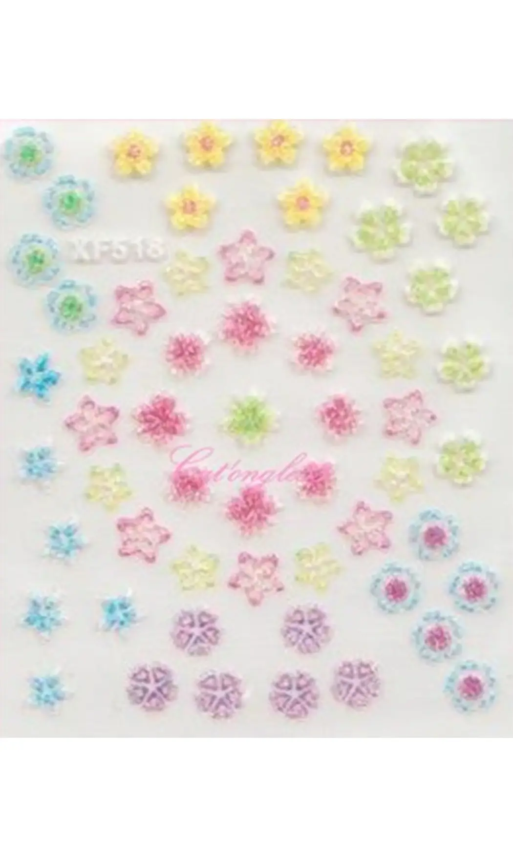 Stickers brillant couleurs XF518