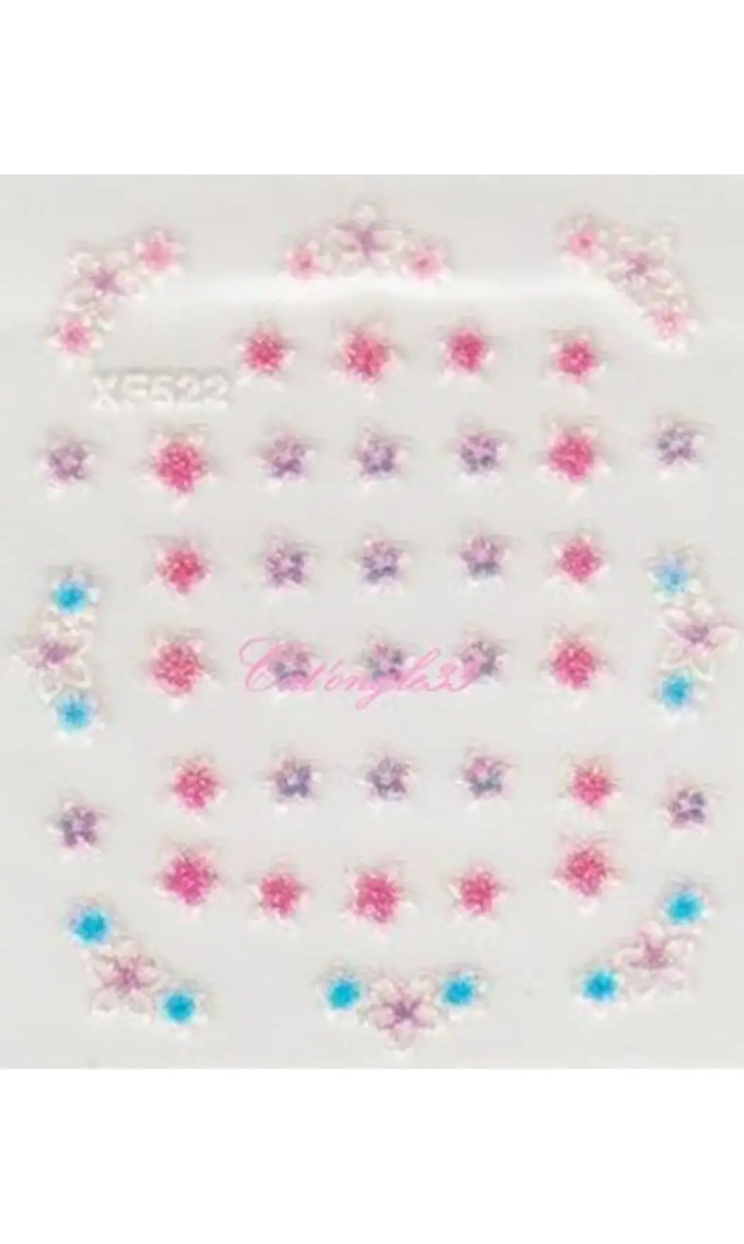 Stickers brillant couleurs XF522