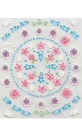 Stickers brillant couleurs XF532