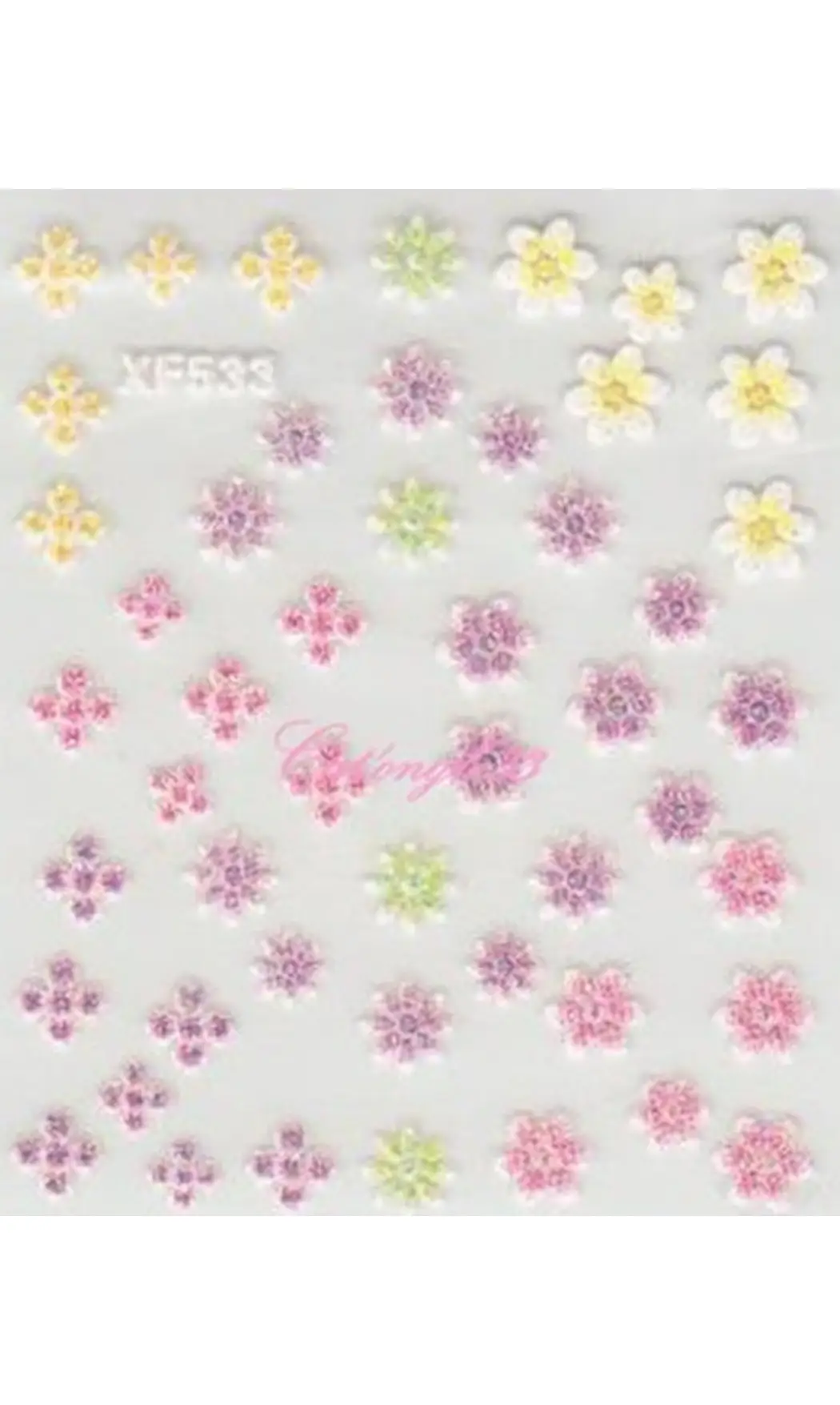 Stickers brillant couleurs XF533