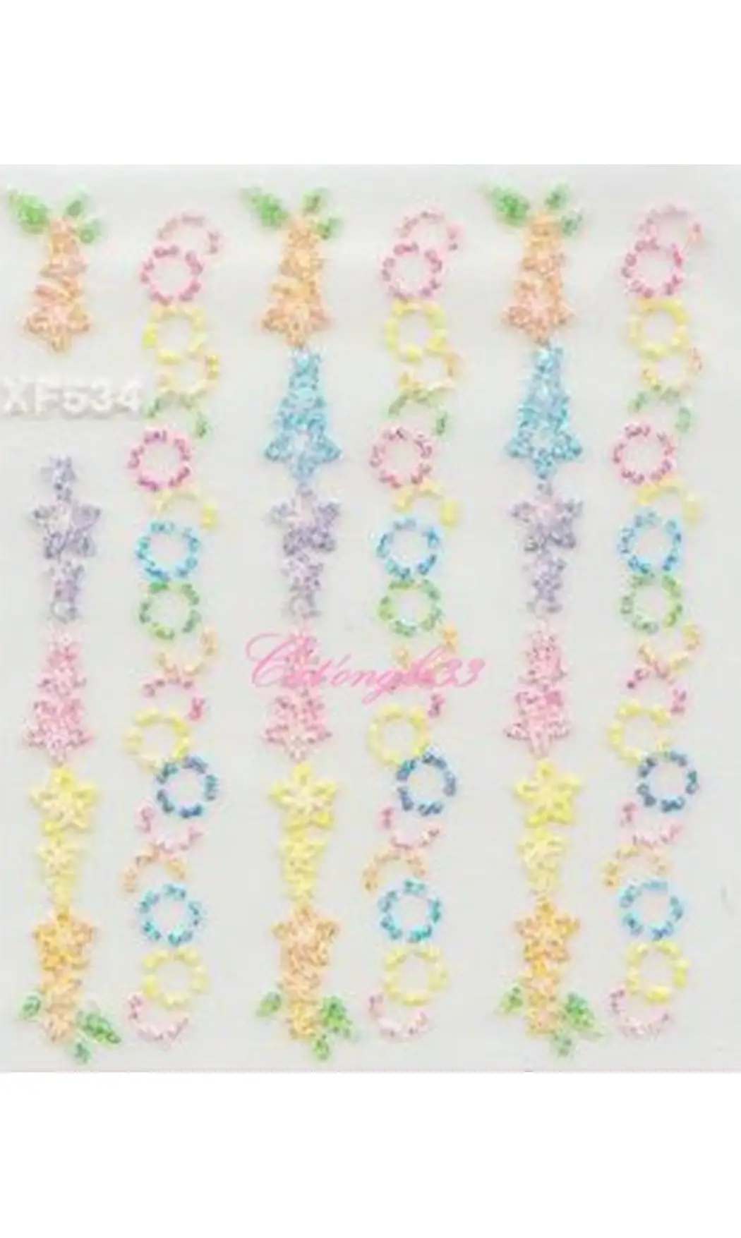 Stickers brillant couleurs XF534