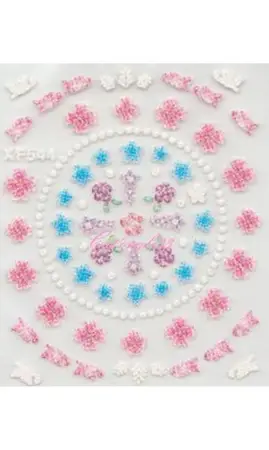 Stickers brillant couleurs XF544