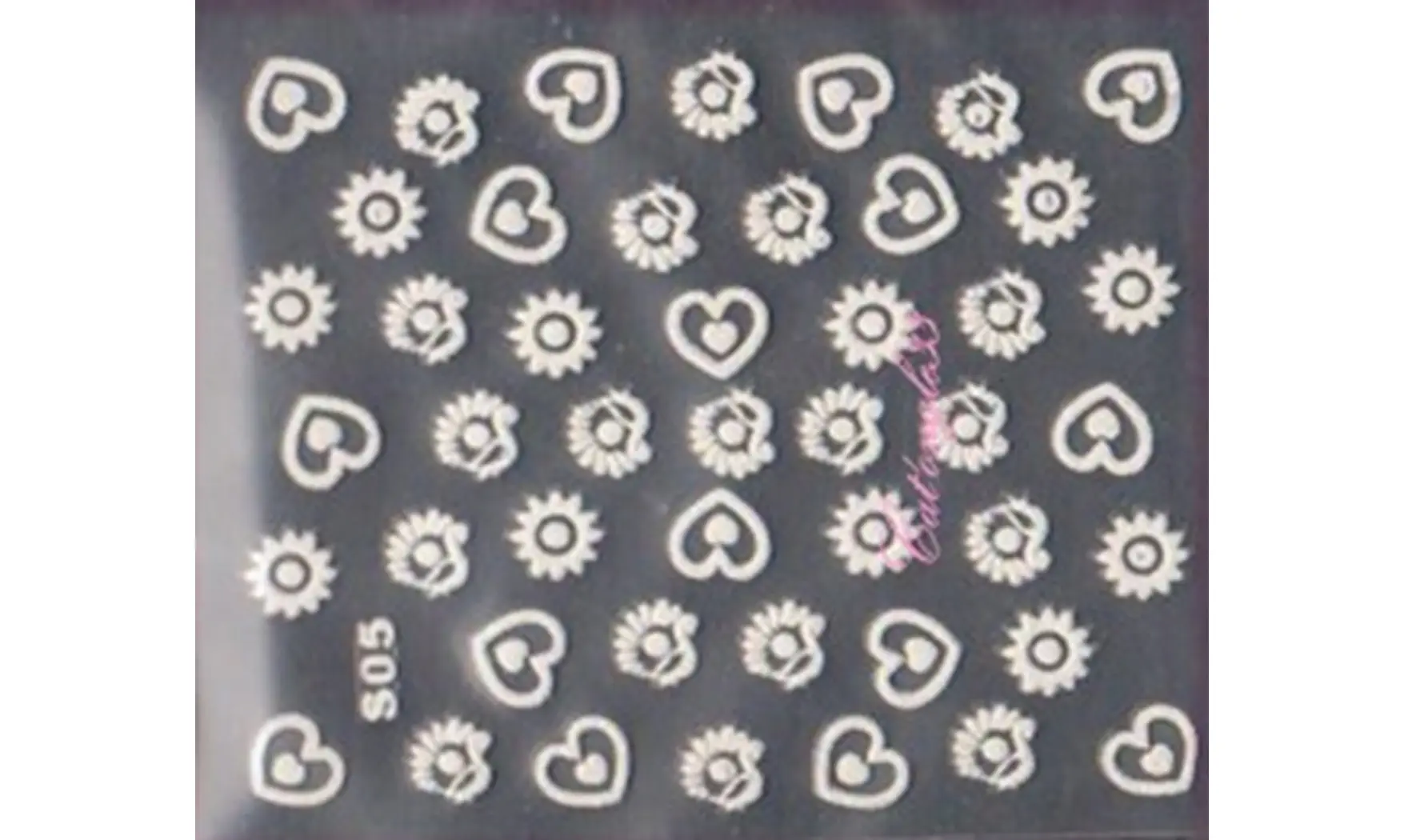 Stickers blanc cassé S05