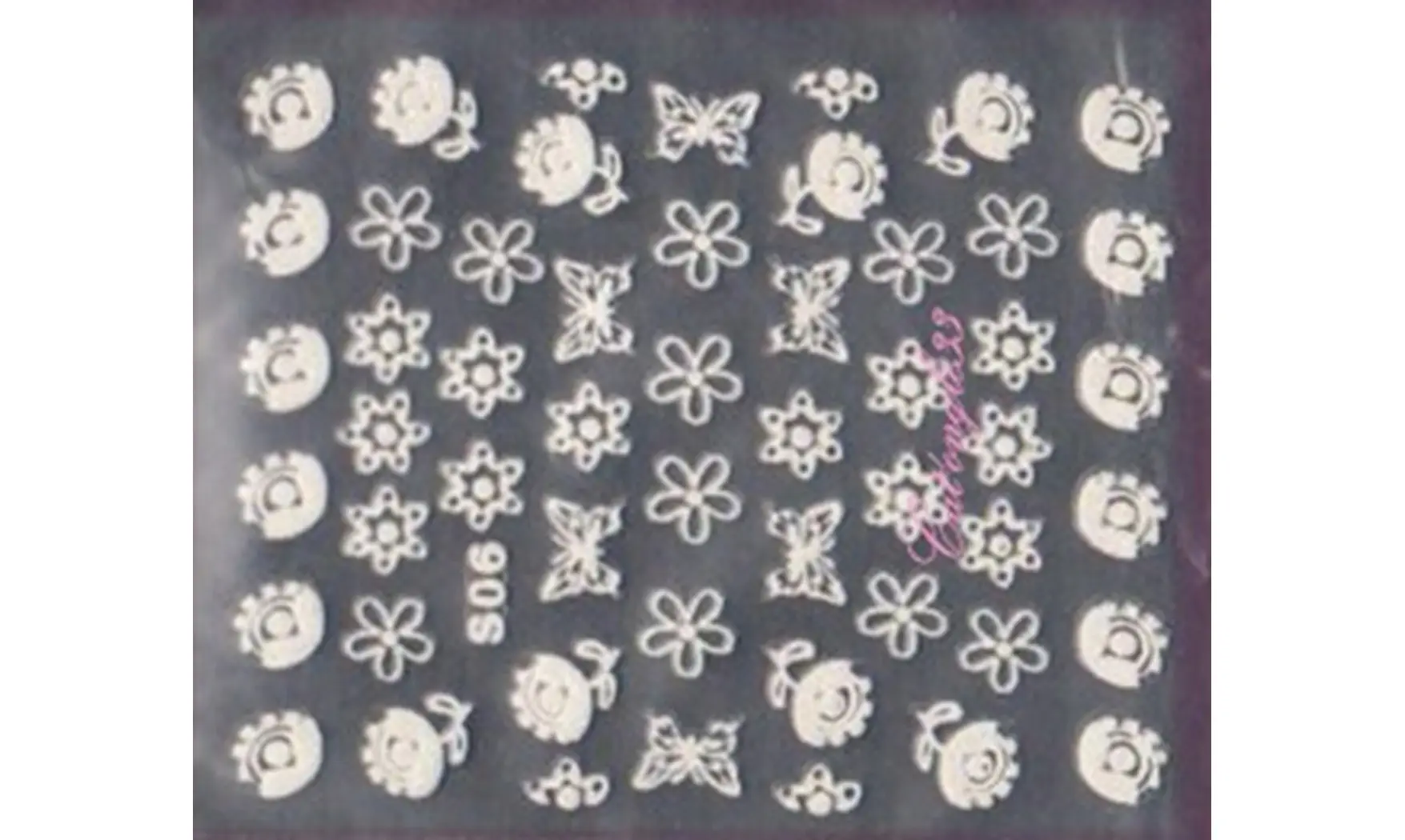 Stickers blanc cassé S06