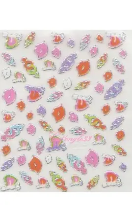 Stickers couleur bordé argent TF13
