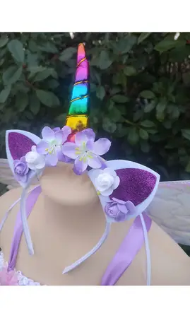 Licorne Ailée Violette