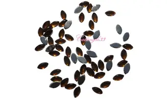 Strass olive marron 3/1 mm