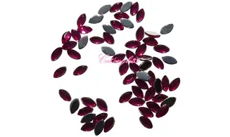 Strass olive fuchsia 3/1 mm