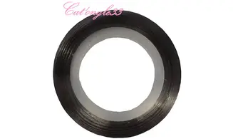 Striping tape noir holo fil autocollant