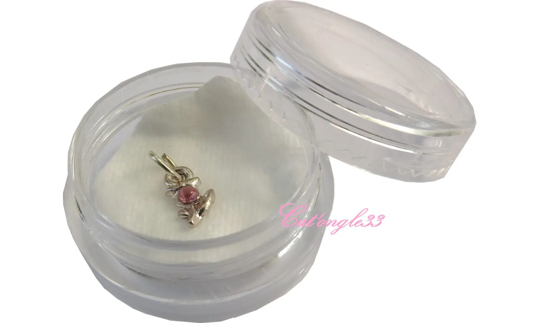 Boite piercing tulipe rose claire