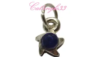 Piercing étoile bleu roi nail art