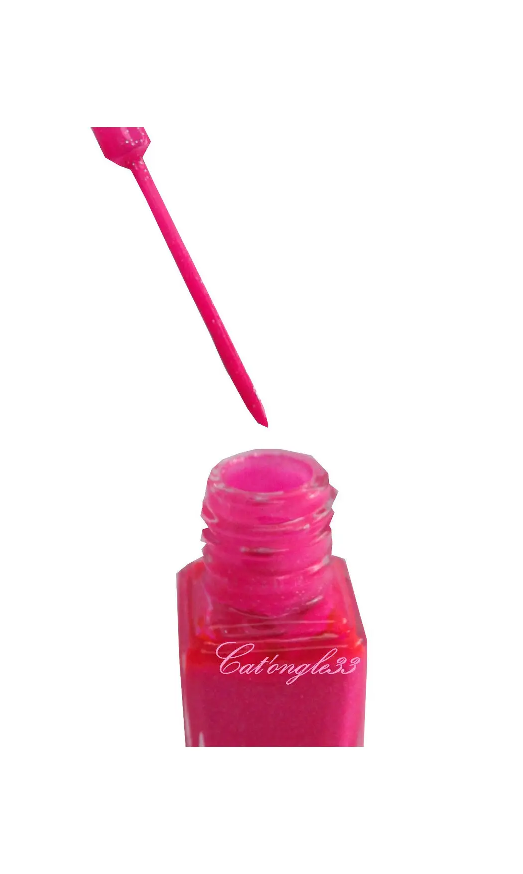 Vernis liner rose paillette 16