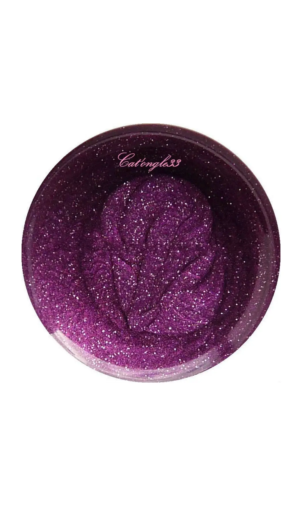 Vernis liner violet paillette 17