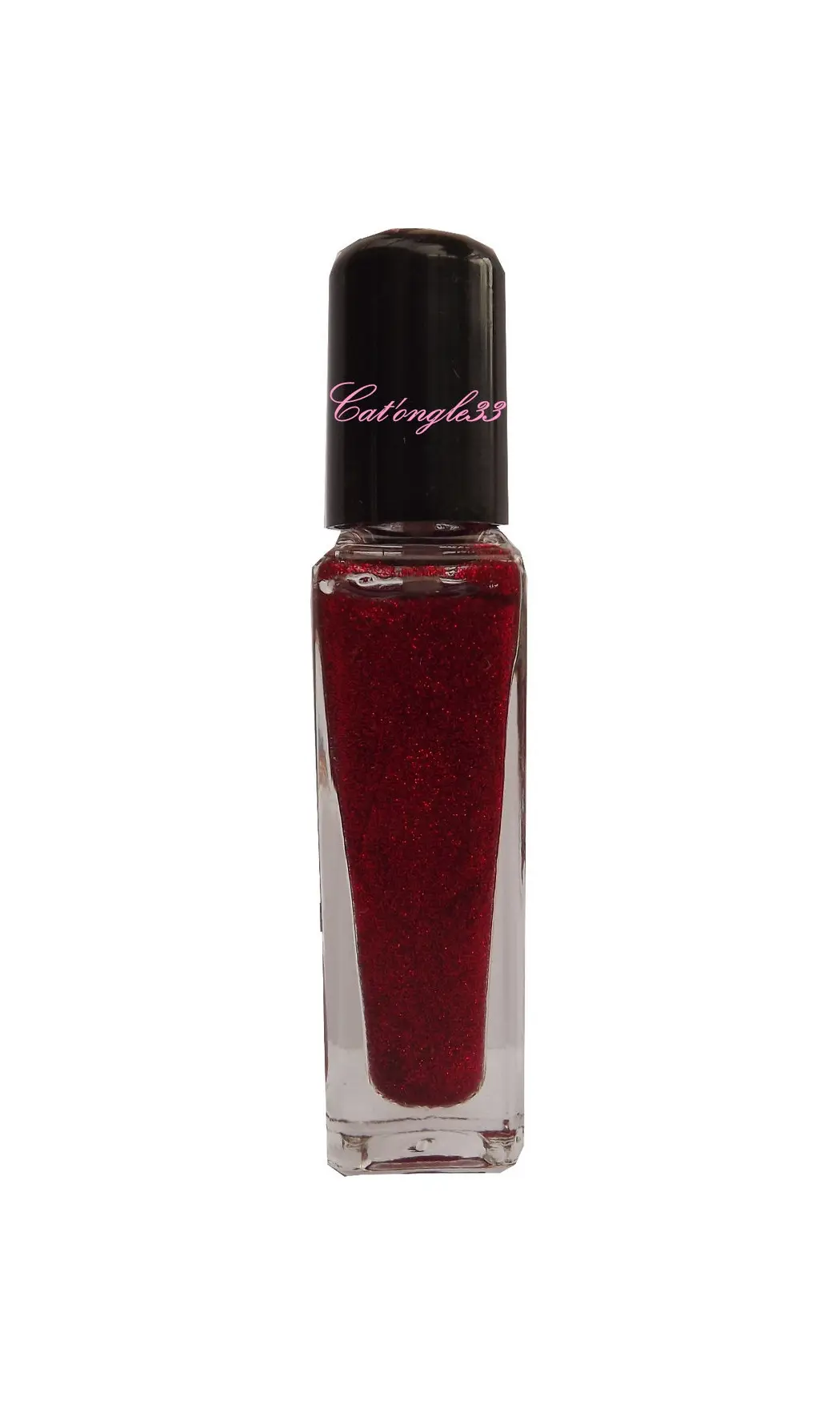 Vernis liner rouge paillette 18