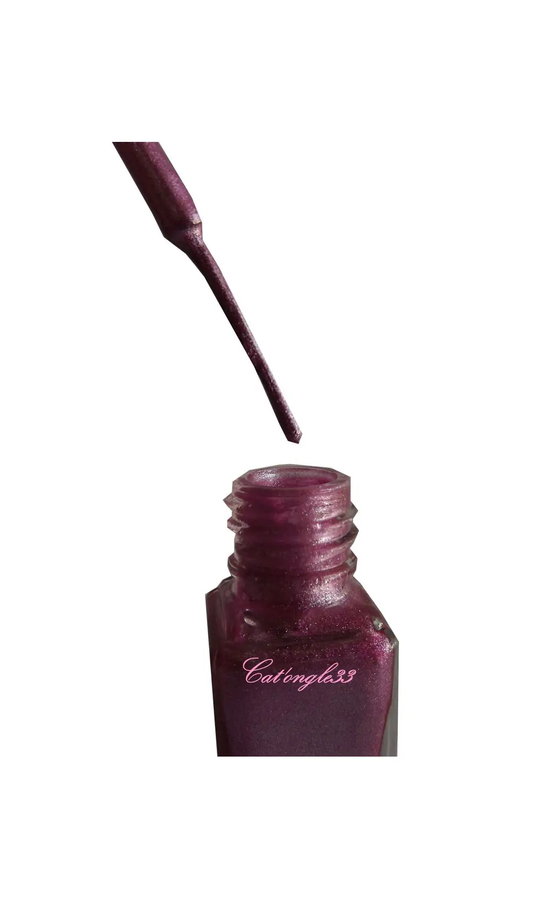 Vernis liner rose métallisé 33