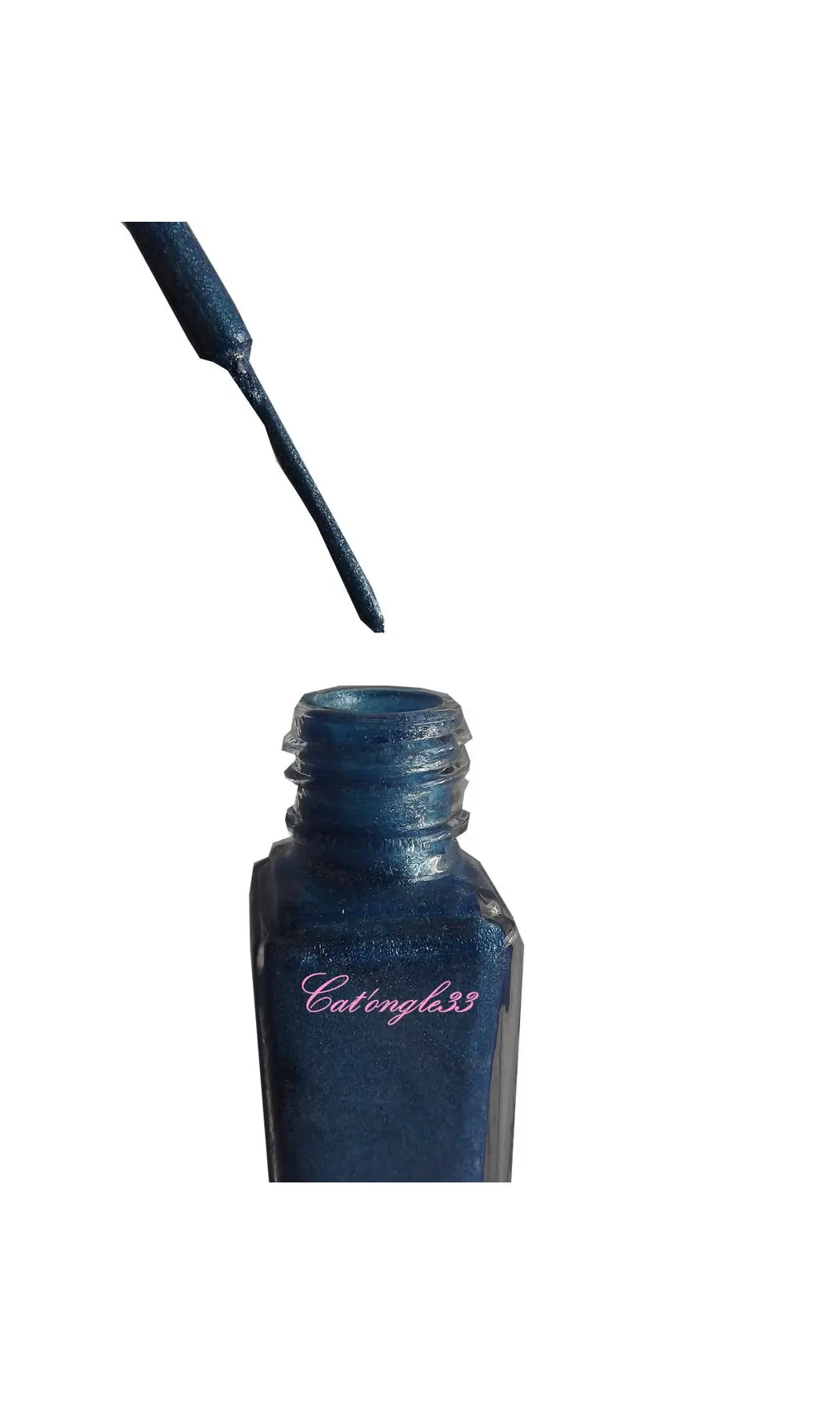 Vernis liner bleu métallisé 34