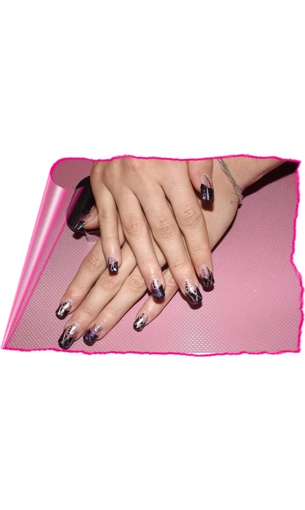 Vernis liner fuchsia nacré 50