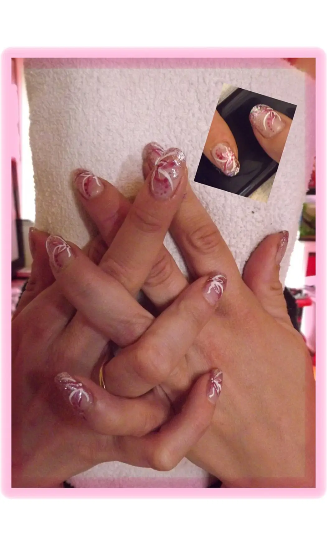 Vernis liner fuchsia nacré 50