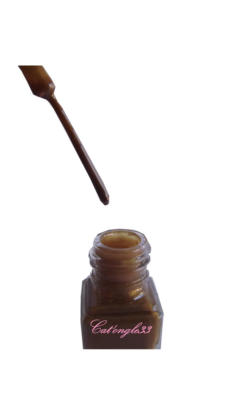 Vernis liner or-marron nacré 55