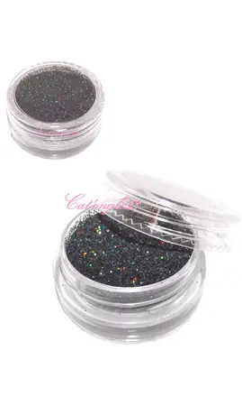 Pailettes fines gris foncé anthracite
