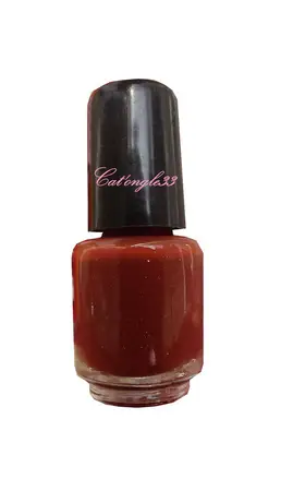 Mini vernis marron paillette 58