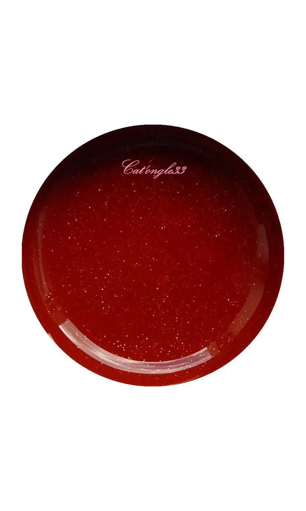 Mini vernis marron paillette 58