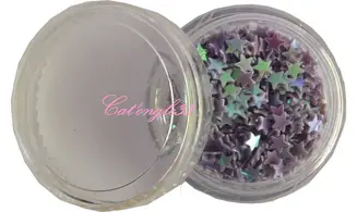 Dazzling hologramme étoile parme