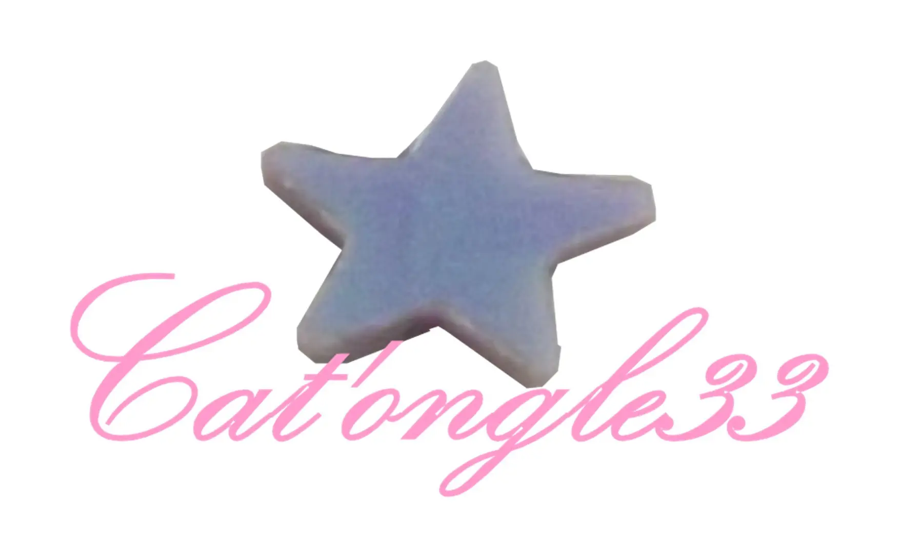 Dazzling hologramme étoile parme