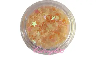 Dazzling hologramme étoile saumon