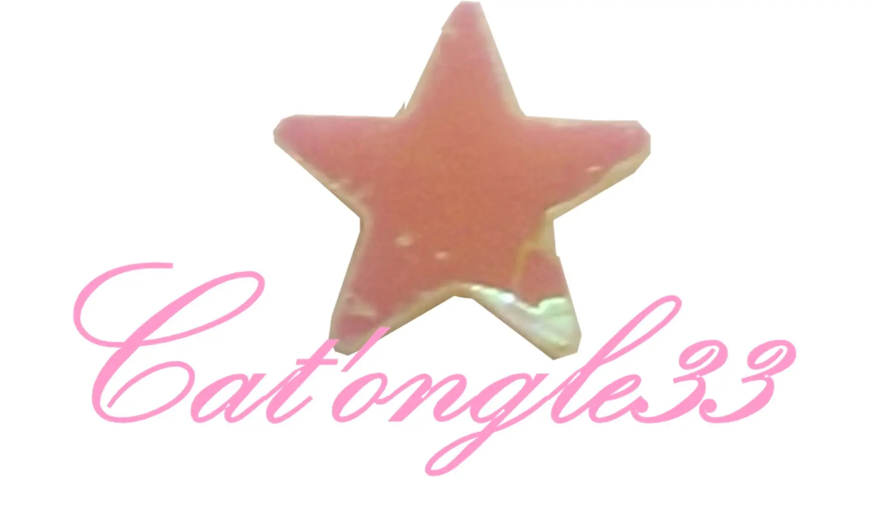 Dazzling hologramme étoile saumon