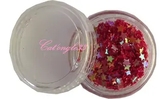 Dazzling hologramme étoile rouge