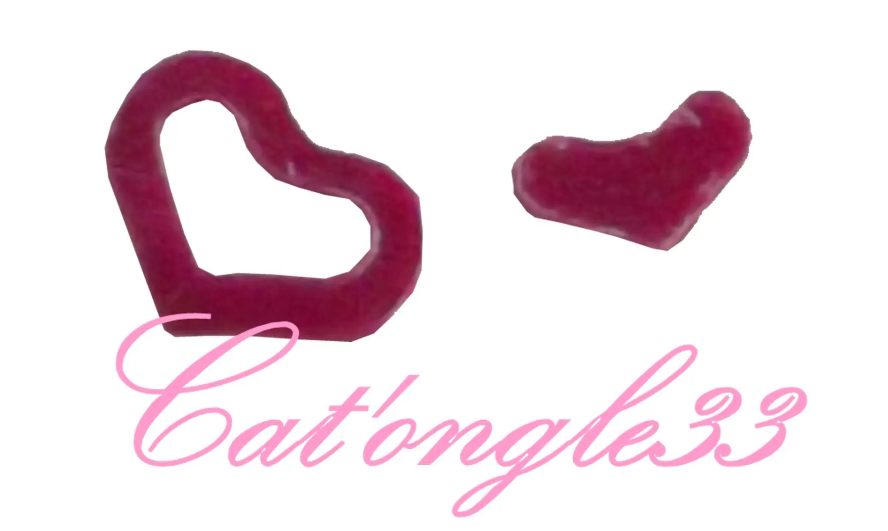 Dazzling hologramme coeur troué fuchsia
