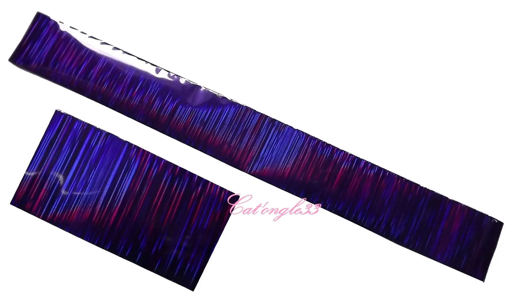 Foils violet lumière nail art 50 cm