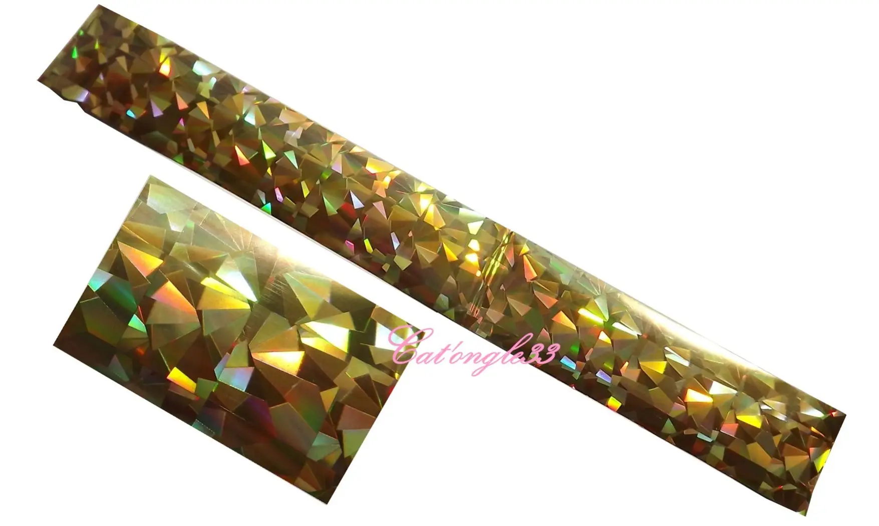 Foils or froissé hologramme 50 cm