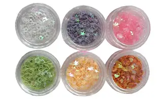 Boîte de 12 pots d'hologramme