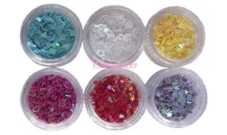 Boîte de 12 pots d'hologramme