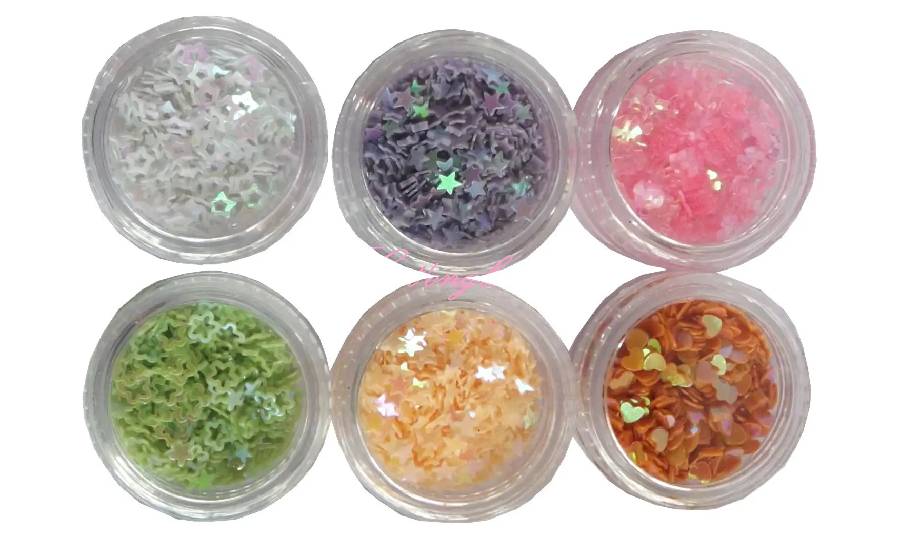 Boîte de 12 pots d'hologramme