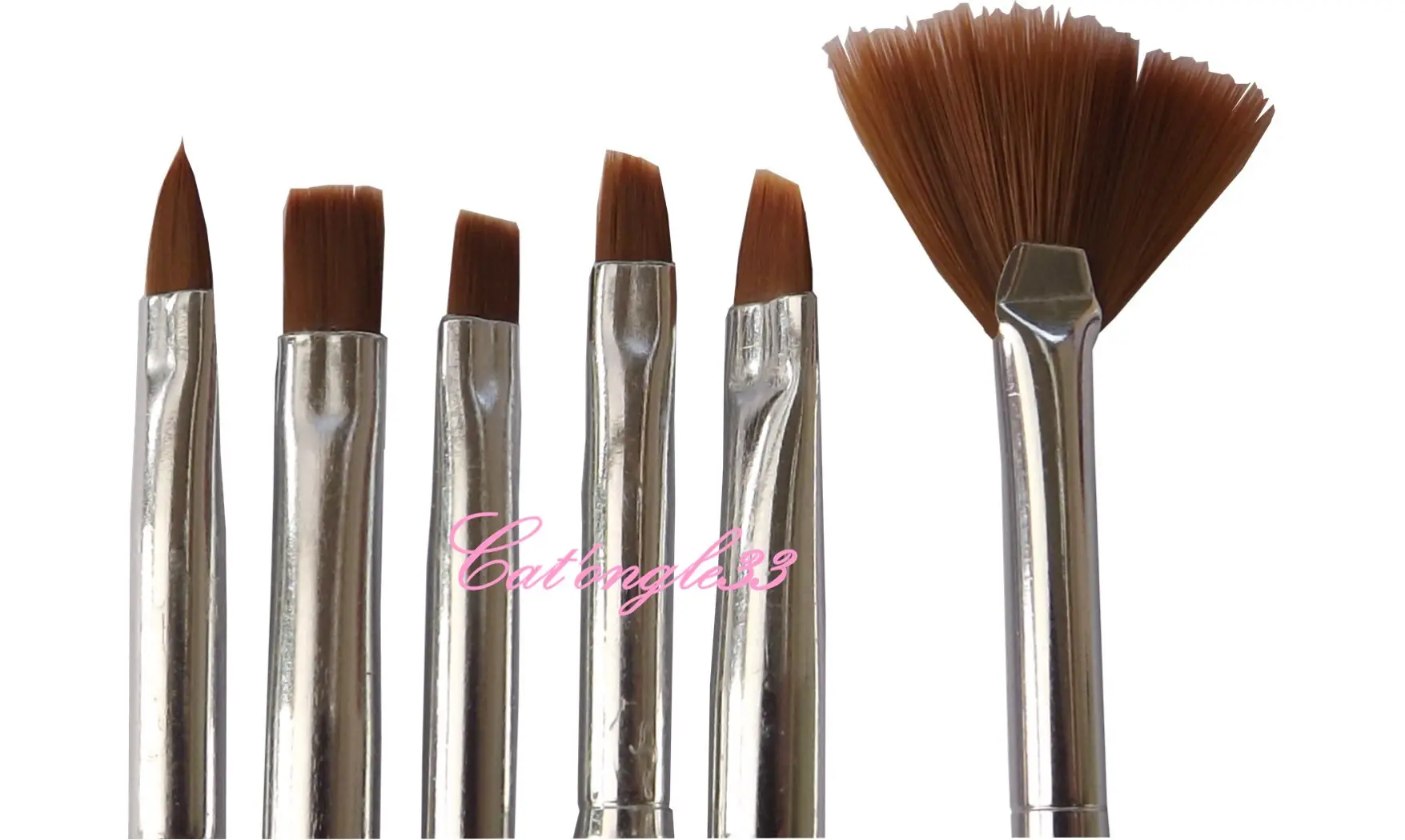 Lot de 12 pinceaux nail art
