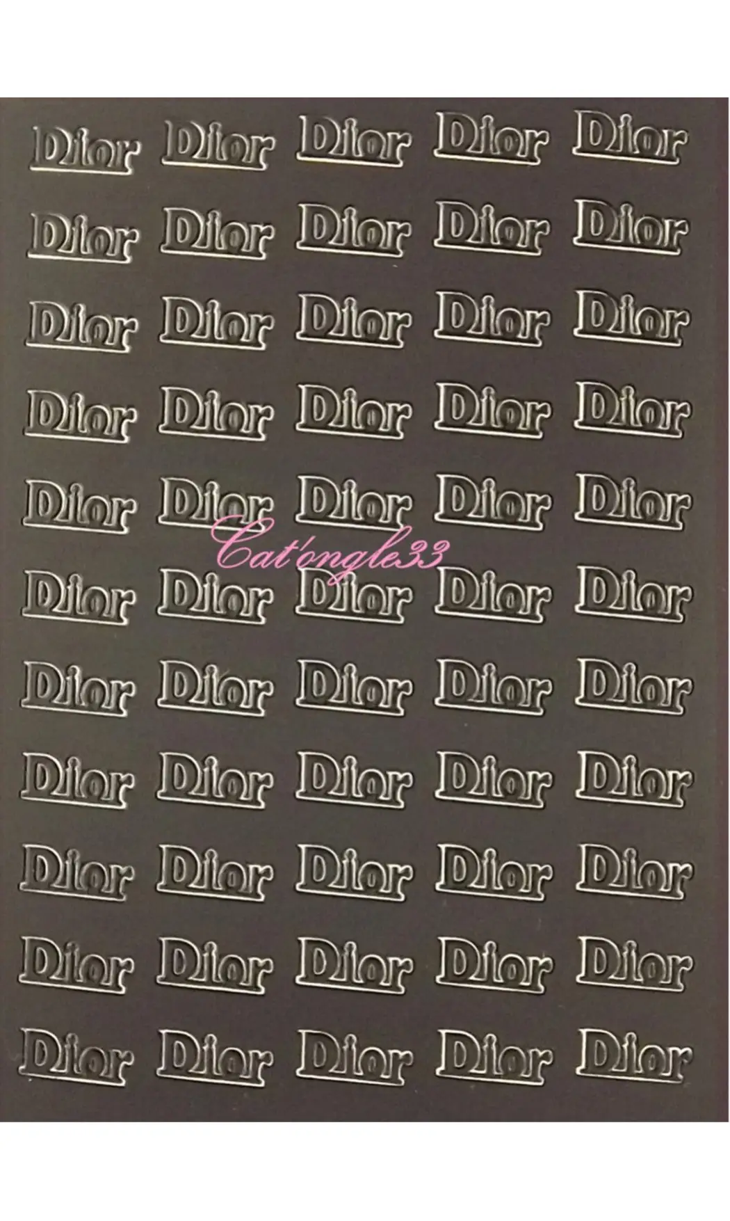 Stickers peel off D