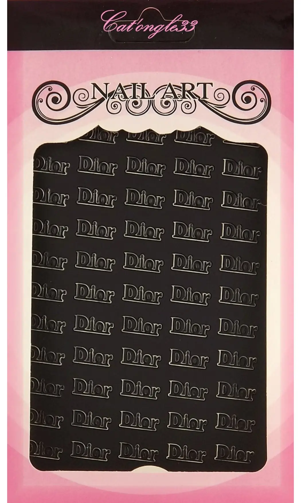 Stickers peel off D