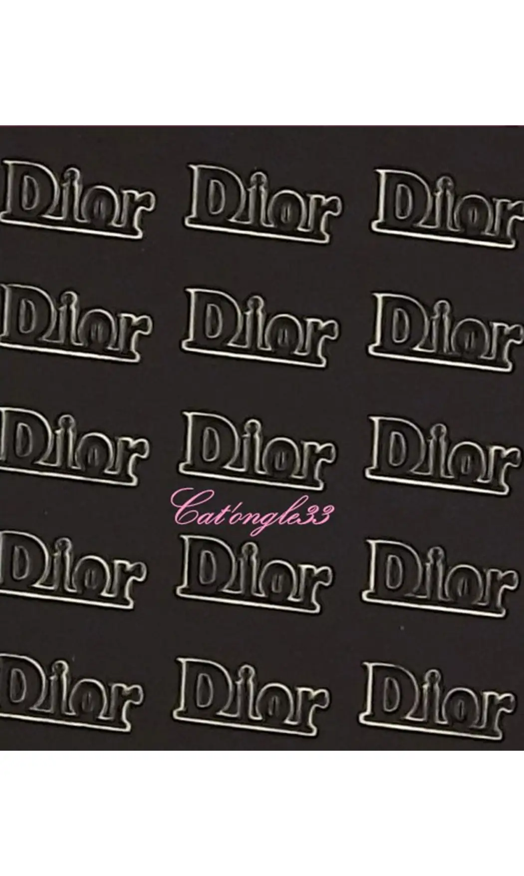 Stickers peel off D