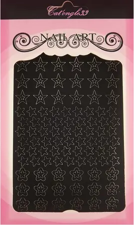 Stickers peel off fleurs étoiles