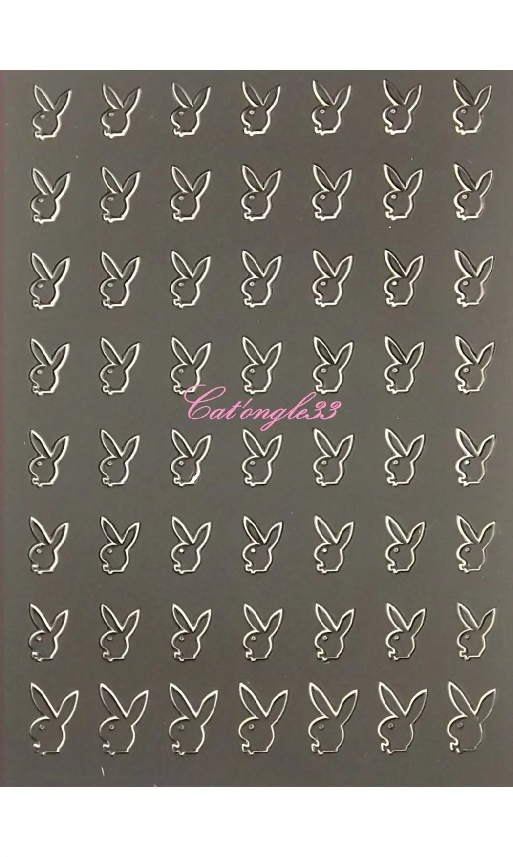 Stickers peel off lapin